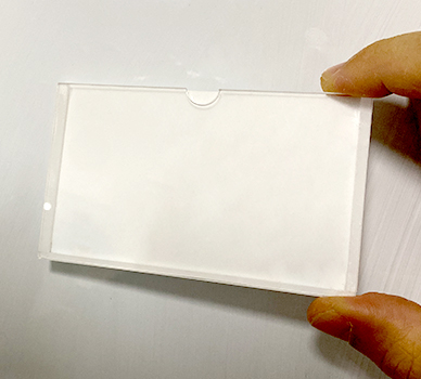 Custom Business Card Locker Sign - Davis Materialworks